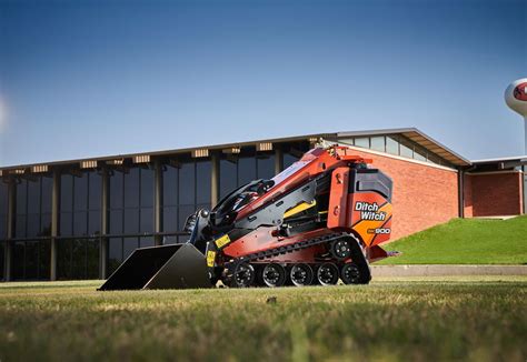 ditch witch mini skid steer trencher|stand behind mini skid steer.